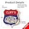 Signmission Cliff's Garage, 18 inch X 18 inch, Vinyl Decal, 2PK SHI-D-2PACK-18-383-CLIFF - alternate 5