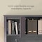 Bestar U Shaped Desk U-Shape Desk, 95-1/2" D X 66-1/2" H, 66" W X Bark Gray 46410-47 - alternate 7