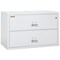 Fireking 2 Drawer, 1 Hr Fire & Impact Rated, 44" Wide Lateral Arctic White 2-4422-CAW - alternate 1