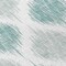 Homeroots 8' Aqua Teal Blue And Ivory Round Ikat Washable Indoor Outdoor Area Rug 589070 - alternate 7