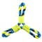 Pet Park Blvd Dog Toy, Fetch, Toss, Tug Toy, Paracord Rope Twisted Tri-Flyer, Yellow US2049 99 - alternate 1