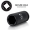 Neiko 0.75 in Dr. Impact Socket Set, SAE, Deep 02461A - alternate 7