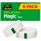 Scotch 3/4"W Magic Tape, 27.78 yd L, Clear, 6 PK MMM810K6 - alternate 1