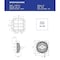 Iliving Silver 10 in. 600 CFM Electric Powered Variable Speed Wall-Mounted Shutter Exhaust Fan ILG8SF10V - alternate 4
