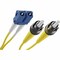 Unc Group Fiber Optic Patch Cable, Lc-St, 9 125 Singlemode Duplex, Yellow, 1M FJ9LCST-01M - alternate 2