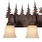 Vaxcel Yellowstone 4 Light Bronze Rustic Moose Bathroom Vanity Fixture VL55604BBZ - alternate 9