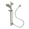 Kingston Brass Shower System with Slide/Grab Bar and Hand Shower, Brushed Nickel KAK1548D - alternate 1