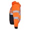 Dome75 Hi-Vis Bomber Jacket, Polyester, Class ANSI/ISEA 107-2020 Class 3 Type R, HiVis Orange/Black Bottom DJB3832 - alternate 5