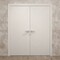 Sartodoors Interior Solid French Double Doors 72 x 80 inches, Ego 5005 Painted White Oak, Wood Interior Solid EGO5005DD-PWO-72 - alternate 5