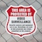 Signmission Video Surveillance Shield Sign This Area, 6 inch X 6 inch, Plastic Sign, 2PK SHI-P-2PACK-6-473 - alternate 4