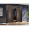 Sartodoors Sliding Closet Double Bi-fold Doors, Planum 0010 Chocolate Ash, Sturdy Tracks Moldings Trims Hardwa PLANUM0010DBF-CA-96 x 84 (4* 24x84) - alternate 5