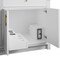 James Martin Vanities Bellshire 72" Double Vanity Cabinet, Bright White 660-V72-BW - alternate 5