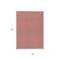 Homeroots 5' X 8' Red And Ivory Geometric Washable Indoor Outdoor Area Rug 614774 - alternate 9