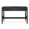 Martha Stewart Rhett Home Office 3 Drawer Desk w/Tapered Legs in Black w/Oil Rubbed Bronze Hardware NAN-PS-23504-BK-BK-MS - alternate 9