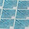 Homeroots 5' X 8' Teal Blue And Ivory Geometric Washable Indoor Outdoor Area Rug 594744 - alternate 7