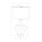 Monarch Specialties Lighting, 26"h, Table Lamp, Sea Green Glass, Ivory / Cream Shade, Contemporary, Modern I 9898 - alternate 3