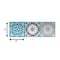 Homeroots 8" X 8" Sky Blue Mosaic Peel And Stick Removable Tiles 390822 - alternate 2