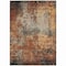Homeroots 3' X 5' Copper Terra Cotta And Black Abstract Washable Indoor Outdoor Area Rug 606098 - alternate 8