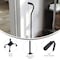 Flash Furniture HERCULES Adjustable Quad Cane w/Comfort Grip Foam Padded Handle, Large 4-Pronged Base, Black DC-HY7401L-BLK-GG - alternate 9