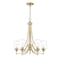Z-Lite Joliet Burnished Brass 5 Light Chandelier 473-5BBR - alternate 1