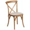 Flash Furniture HERCULES Series Oak Cross Back Chair with Cushion, PK2 2-XU-X-OAK-NTC-GG - alternate 12