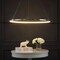Jonathan Y Brice 35" Modern Contemporary Metal Round Integrated LED Pendant, Chrome JYL7220C - alternate 8