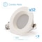 Infibrite 4 In. Retrofit 6000K Clear White LED Recessed Light 9W 750LM, Dimmable, Wet Rated, 12PK IB-005-6-9W-WH-12PK - alternate 1