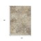 Homeroots 10' X 14' Tan And Beige Abstract Washable Indoor Outdoor Area Rug 630896 - alternate 7