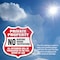 Signmission Private Property Shield Sign No Hunting, 6 Inch X 6 Inch, Plastic Sign SHI-P-6-446 - alternate 5