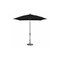 Treasure Garden 7.5 ft Square Patio Umbella, aluminum, fiberglass ribs, outdoor, Black UM847SQ-09 5408 Black - alternate 1