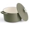 Crockpot Artisan 7 Quart Enameled Cast Iron Dutch Oven in Matte Green 138506.02 - alternate 6