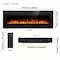 Edendirect 68 In Electric Fireplace Heater with Realistic Flames, Remote & Touch Control, Adjustable Colors ZR-FJ-C68 - alternate 7