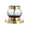 Jonathan Y Linna 27.5" Glass/Metal Table Lamp, Smoked Gray/Brass Gold JYL4039A - alternate 6