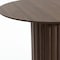 Homeroots 52" Brown Wood Pedestal Base Round Top Dining Table 720649 - alternate 5