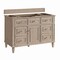 James Martin Vanities Vanity, without top, Whitewashed Oak, 47.88 in W x 23.5 in D,  424-V48-M-WWO - alternate 1