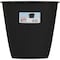 Sterilite 1.5 Gal. Black Oval Vanity Wastebasket 10119012 - alternate 1
