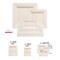 Smarty Had A Party Ivory Square Plastic Plates Dinnerware Value Set (120 Dinner Plates + 120 Salad Plates), 240PK 6939VP-CASE - alternate 7
