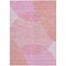 Homeroots 8' X 10' Pink Copper And Ivory Geometric Washable Indoor Outdoor Area Rug 597652 - alternate 9
