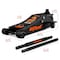 Av Steel Low Profile Floor Jack 2 Ton (4,000 lbs), Dual Piston Pump, Lift Range 3-3/8 in to 16-7/8 in AV-202F - alternate 6