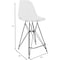Leisuremod Cresco Acrylic Barstool - Modern ABS Plastic Counter Stool with Steel Legs & Footrest, 2PK CRBL-30CL2 - alternate 7