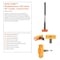 Tremmor IRON CORE, Sledge Hammer 12lb, 36in TR1645 - alternate 9
