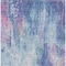 Homeroots 5' X 8' Blue Peach And Sky Blue Abstract Washable Indoor Outdoor Area Rug 615855 - alternate 7