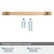 Amerock Highland Ridge 7-9/16 inch 192mm Center-to-Center Champagne Bronze Cabinet Pull BP55327CZ - alternate 3