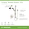 Symmons Origins Single Lever Handle Wall Mounted Shower Trim Kit 1.5 GPM (Valve Not Included) S9608PLR15TRMSTN - alternate 3