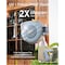 Wrightmaster Retractable 5/8" Dia x 100ft. Garden Hose Reel w/ Brass Fitting and 9 Modes Nozzle, 180 Deg Swivel ZOR-J40 - alternate 9