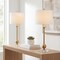 Jonathan Y Hollis 34" Metal LED Table Lamp, Brass with Crystal Base, 2PK JYL2010A-SET2 - alternate 8