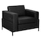 Office Star Products Arctic Armchair, Black Faux Leather ARCT51-U65 - alternate 1