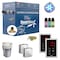 Steamspa Royal Series 12KW Steam Generator w/ Continuous Steam, Dual Touchpads, AutoDrain in Polished Chrome RYTS1200CH-A - alternate 1