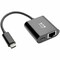 Tripp Lite series USB-C to Gigabit Network Adapter with USB-C PD Charging - Thunderbolt 3, Black U436-06N-GB-C - alternate 1