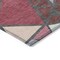 Homeroots 9' X 12' Burgundy Pink And Charcoal Geometric Washable Indoor Outdoor Area Rug 600358 - alternate 7